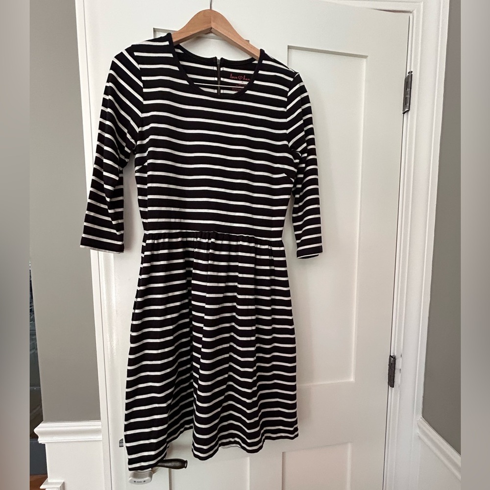 Love, Hannah striped dress. Size M